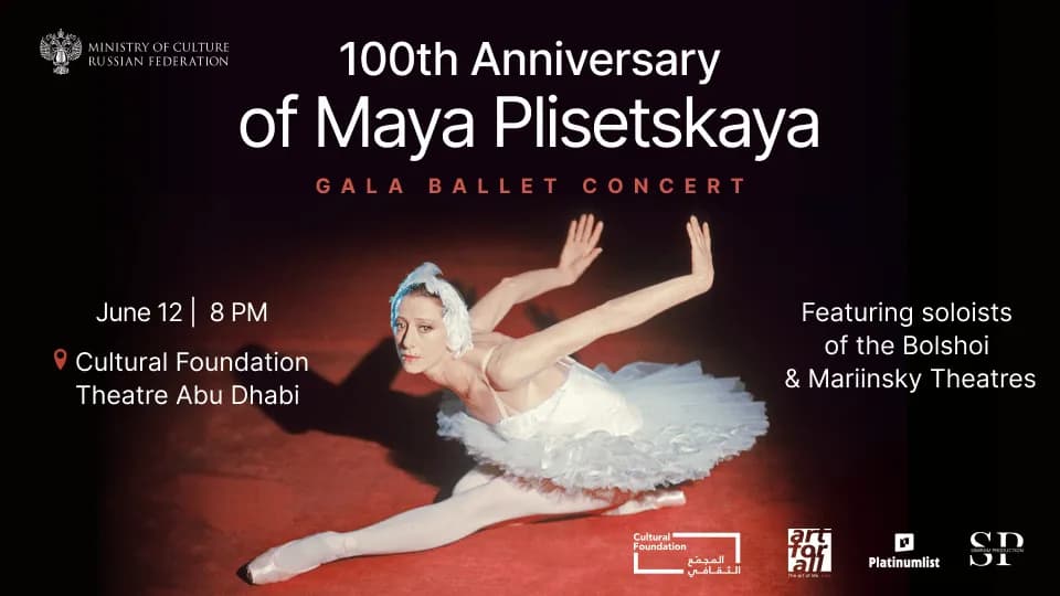 Gala Concert Celebrating the 100th Anniversary of Maya Plisetskaya at Cultural Foundation Abu Dhabi - Image 1